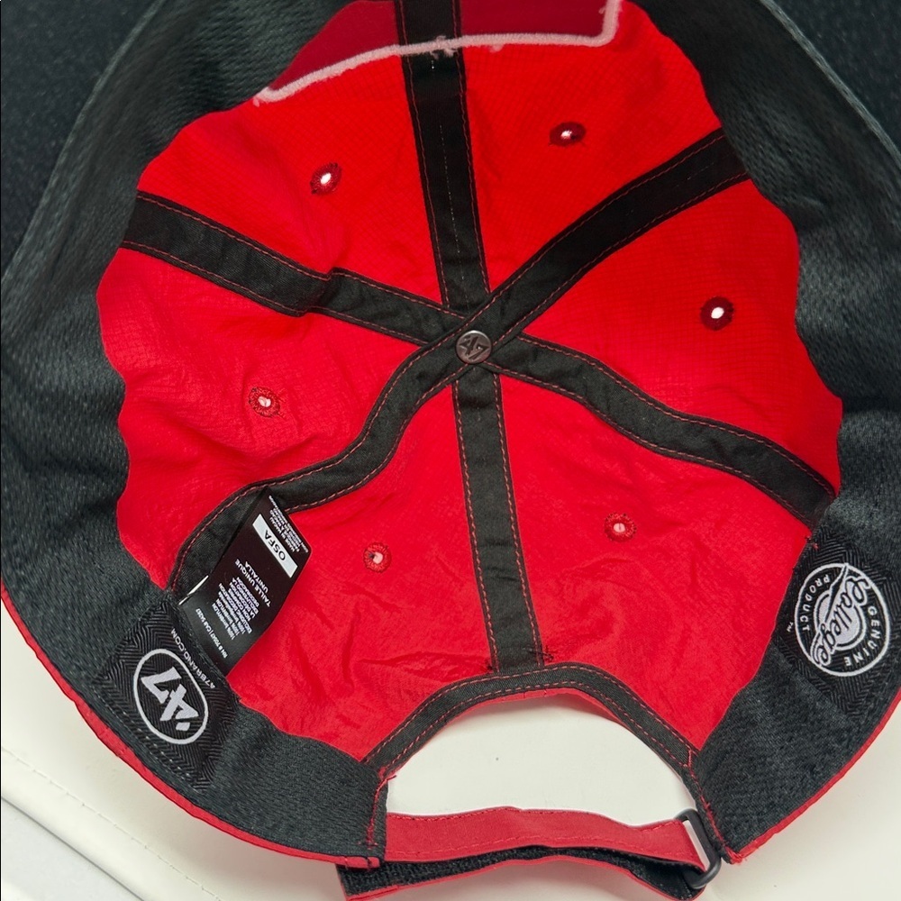 UGA 47 Brand Red Georgia Bulldog Cap OSFA Adjustable Women’s Hat - Picture 10 of 10